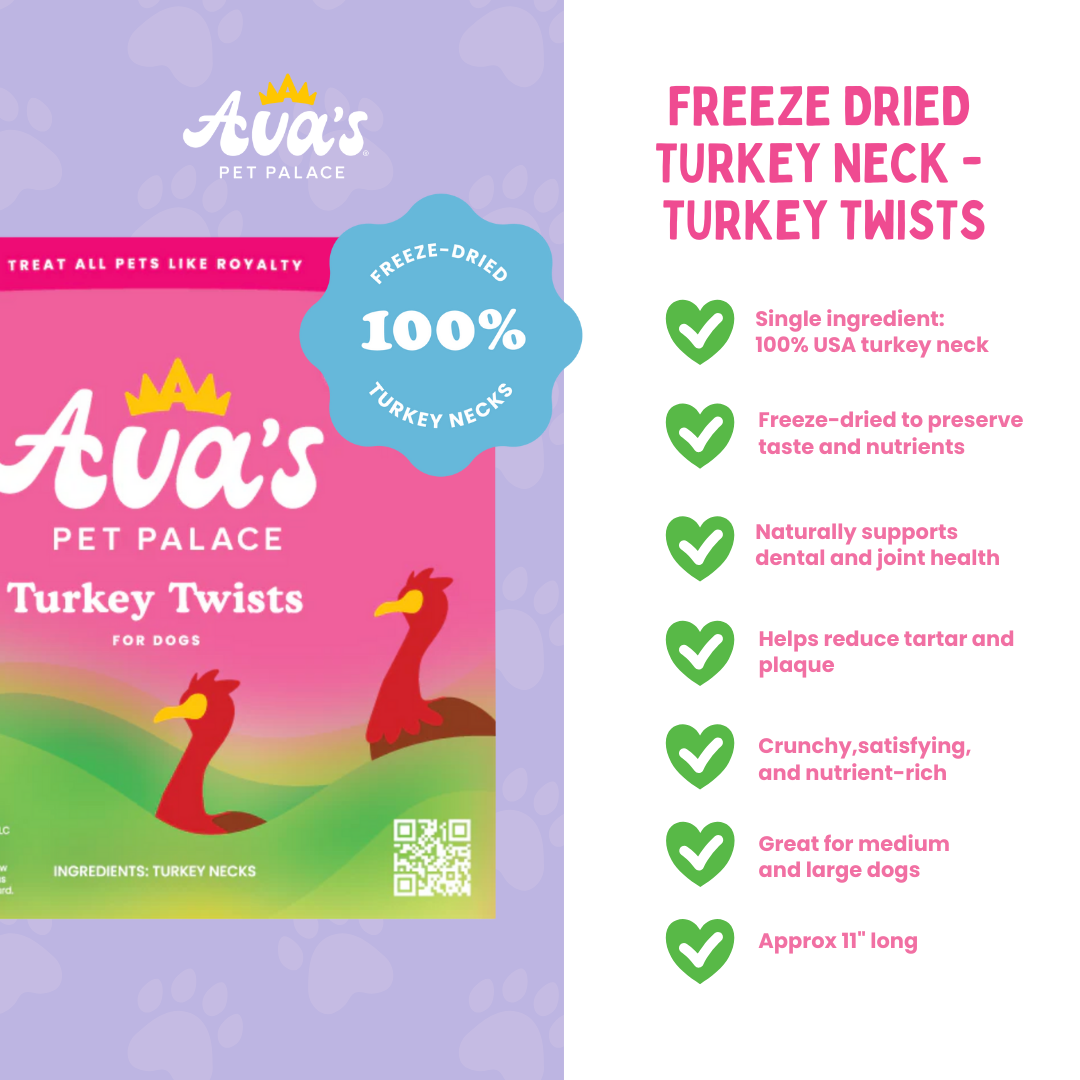 Freeze Dried Turkey Neck - Turkey Twists