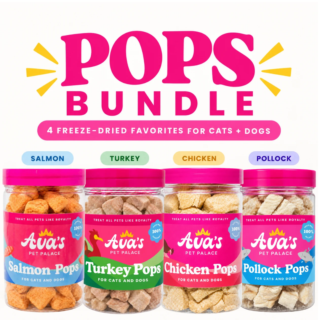 Dog Treat Training Bundle Salmon, Turkey Chicken Pollock, Freeze-dried
