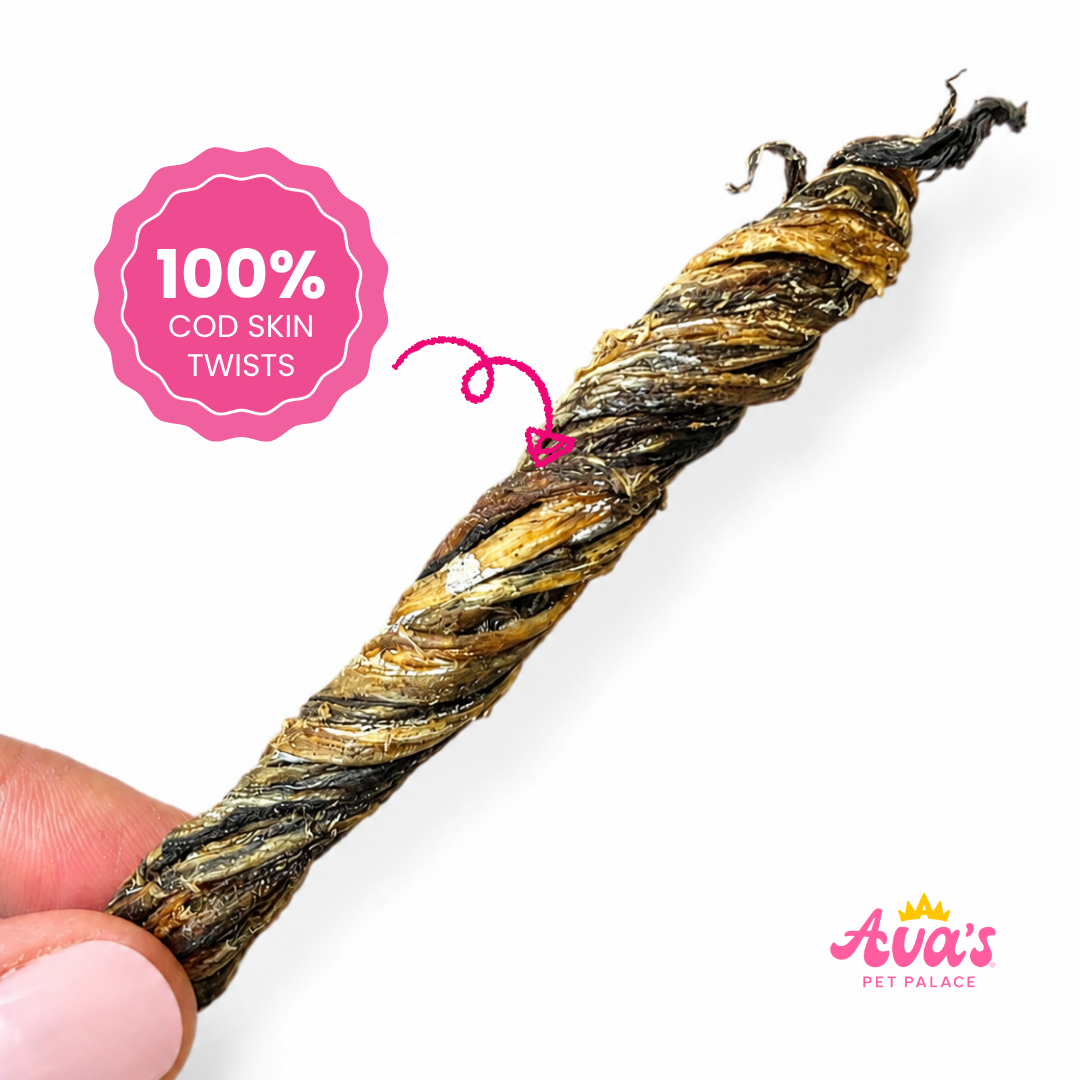 Dehydrated Cod Skin - Cod Twists