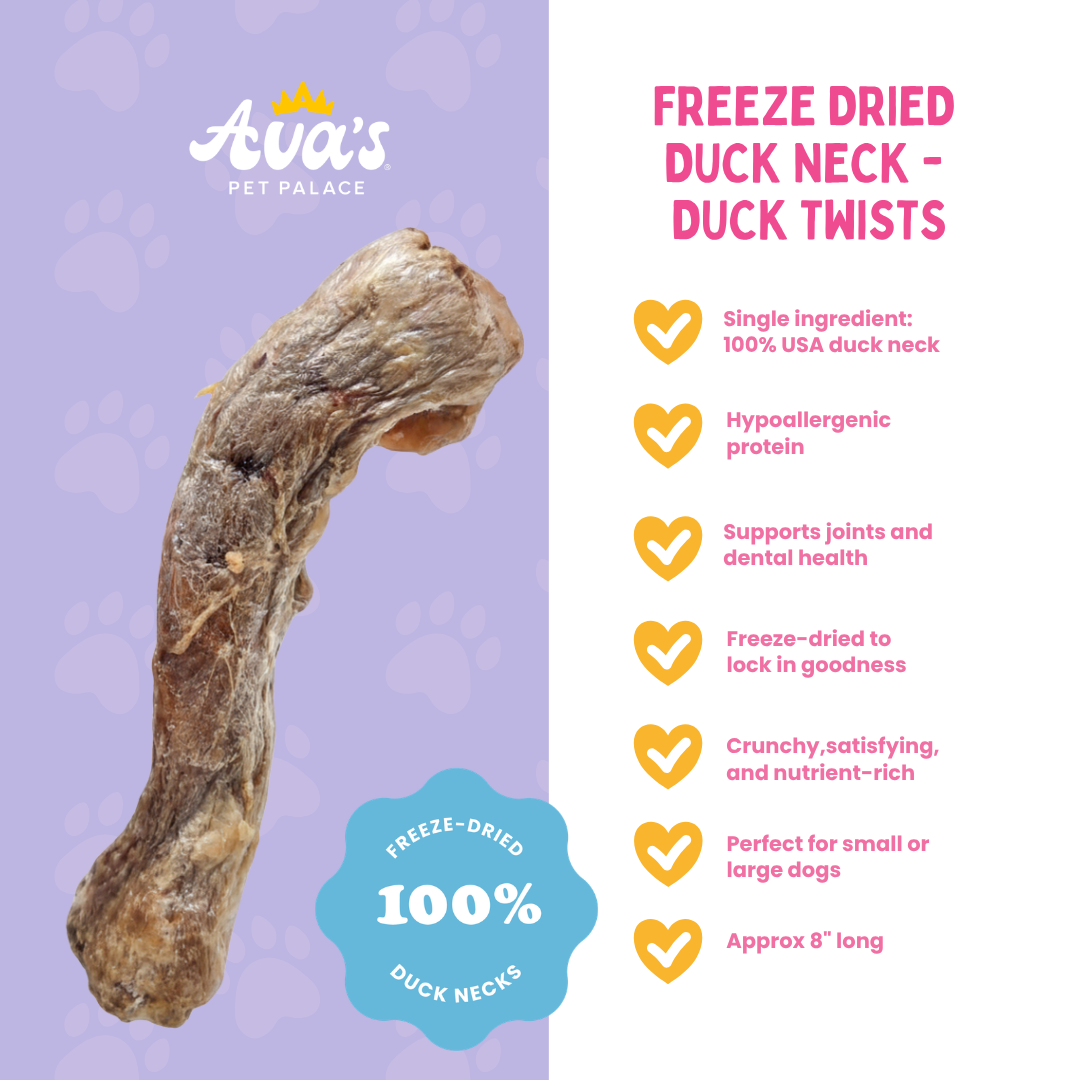 Freeze Dried Duck Neck - Duck Twists