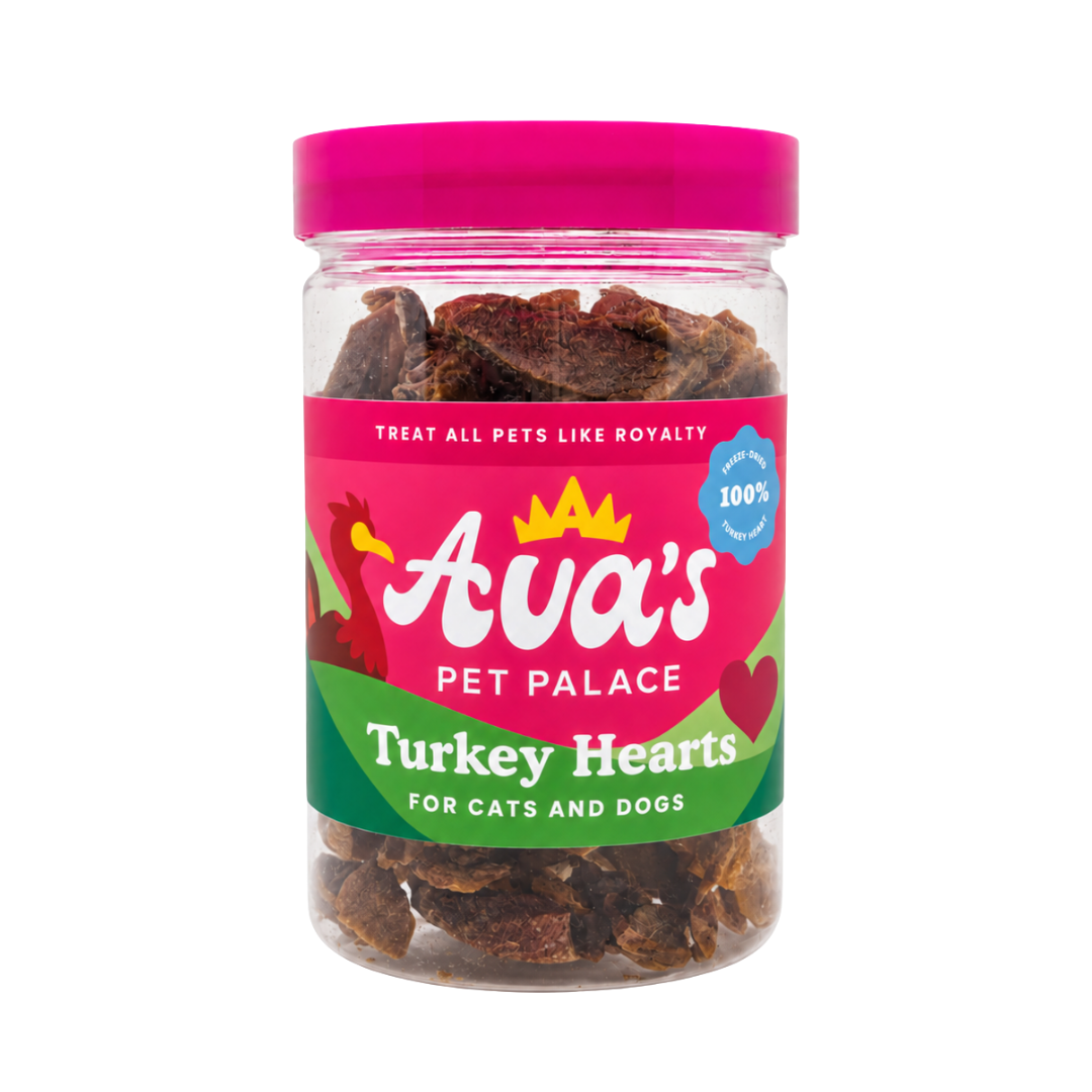 Freeze Dried Turkey Hearts