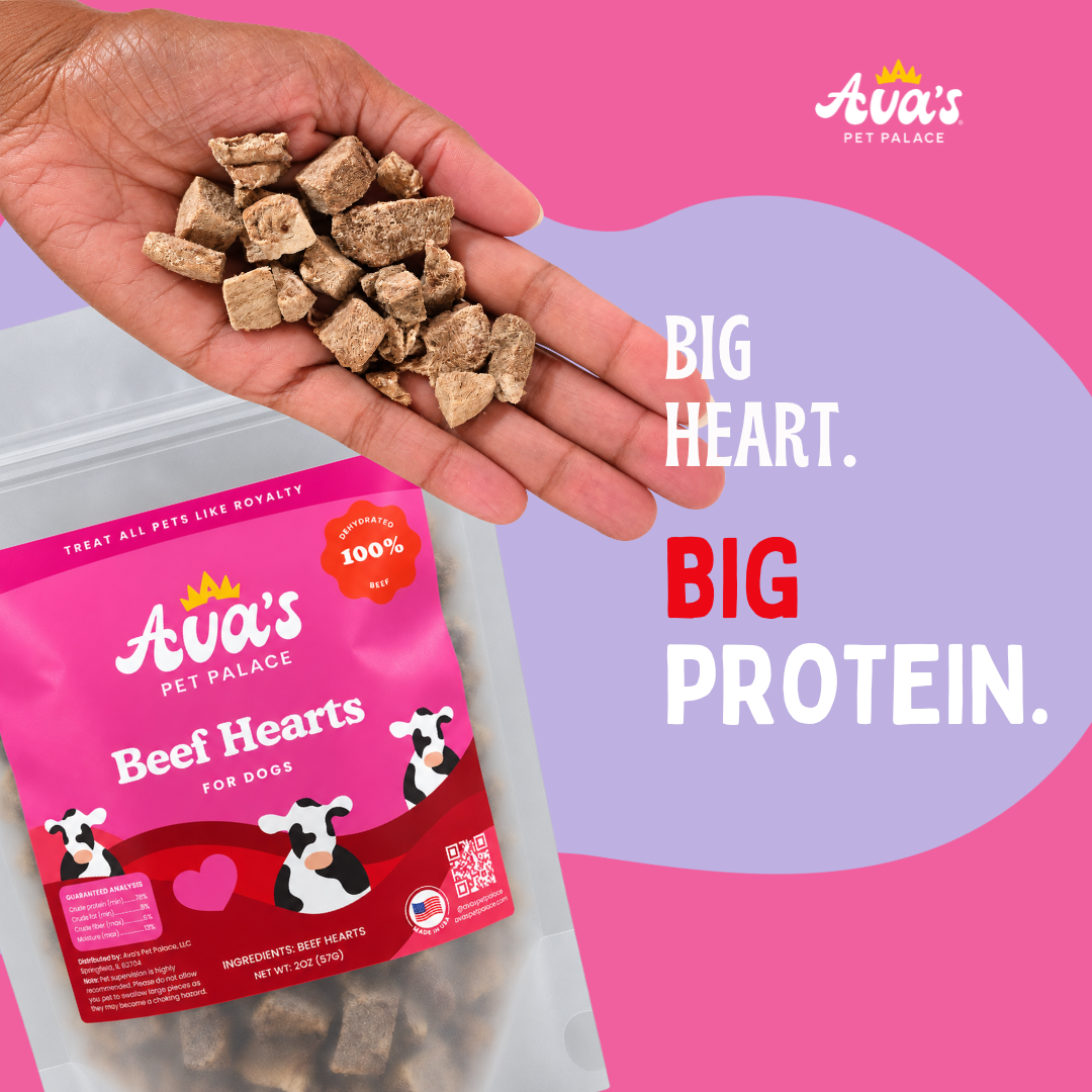 Ava's Pet Palace freeze dried beef heart dog treats, photo 3