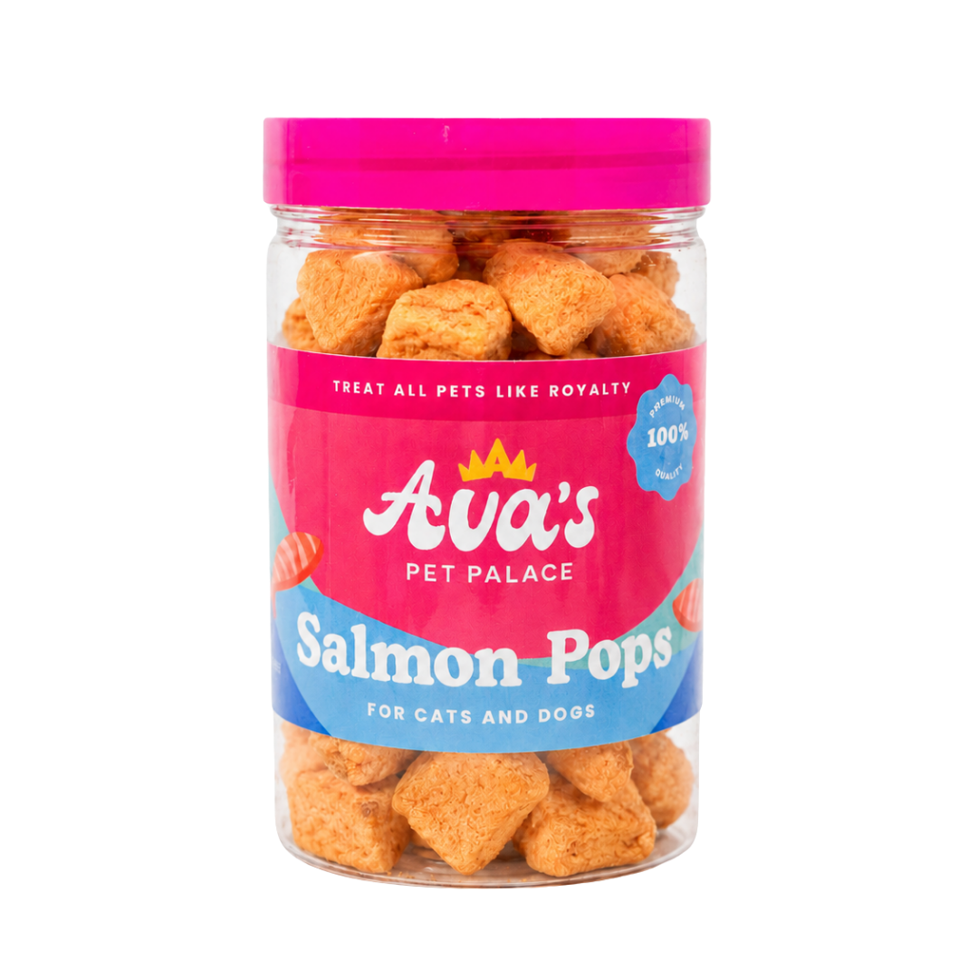 Ava's Pet Palace Salmon Pops freeze dried salmon dog treats
