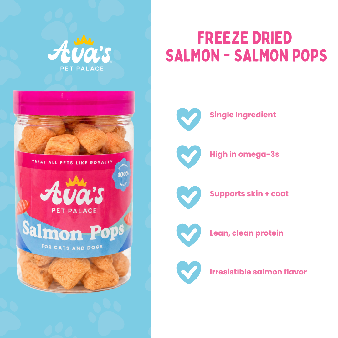 Salmon Pops freeze dried salmon dog treats