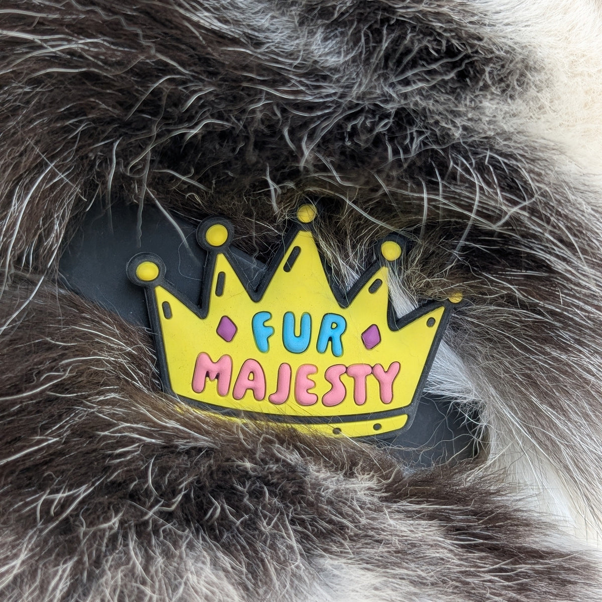Fur Majesty Jiby dog crown from Ava's Pet Palace and Jiby Dog Crew
