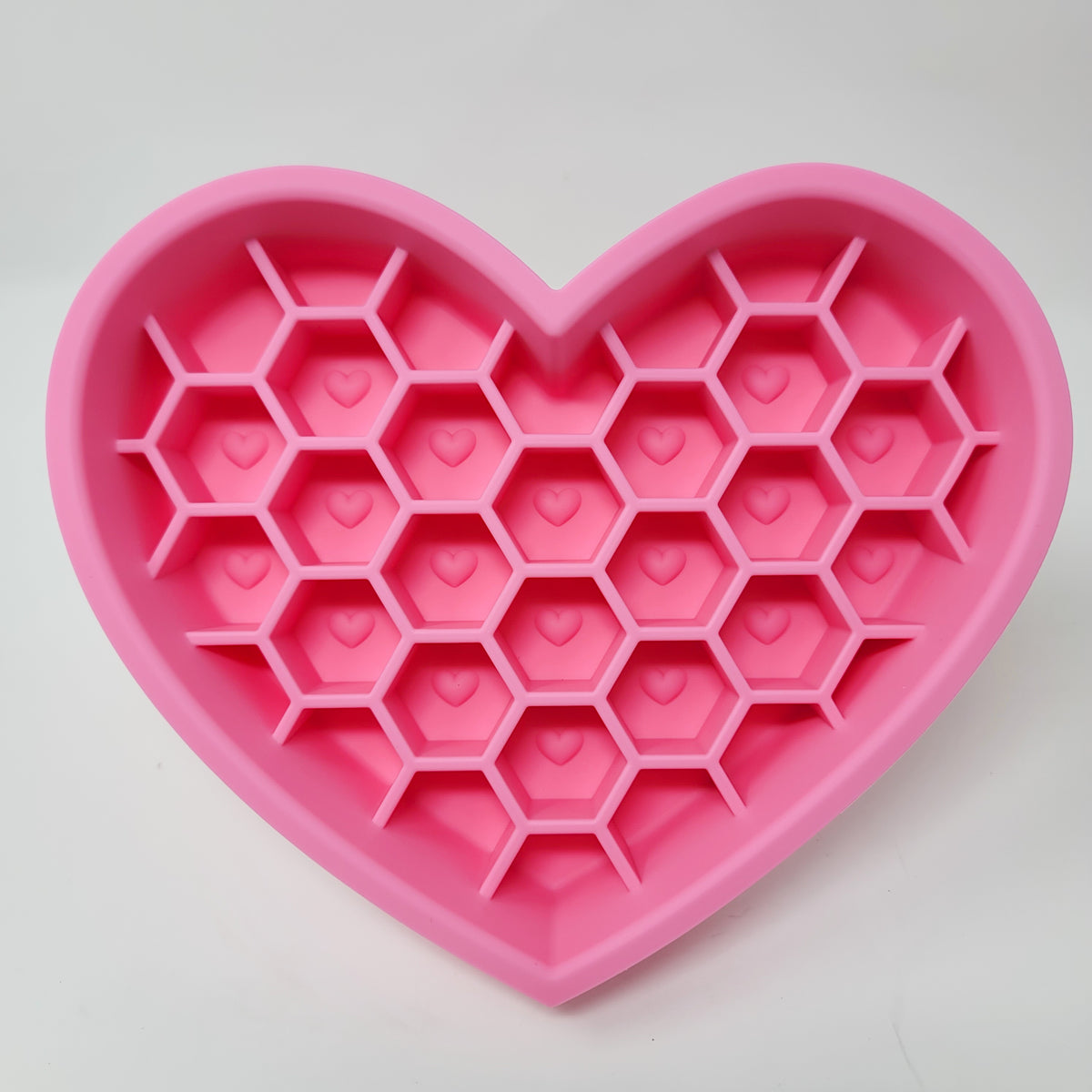 Heart shaped Love SlowMo slow feeder bowl and lick mat