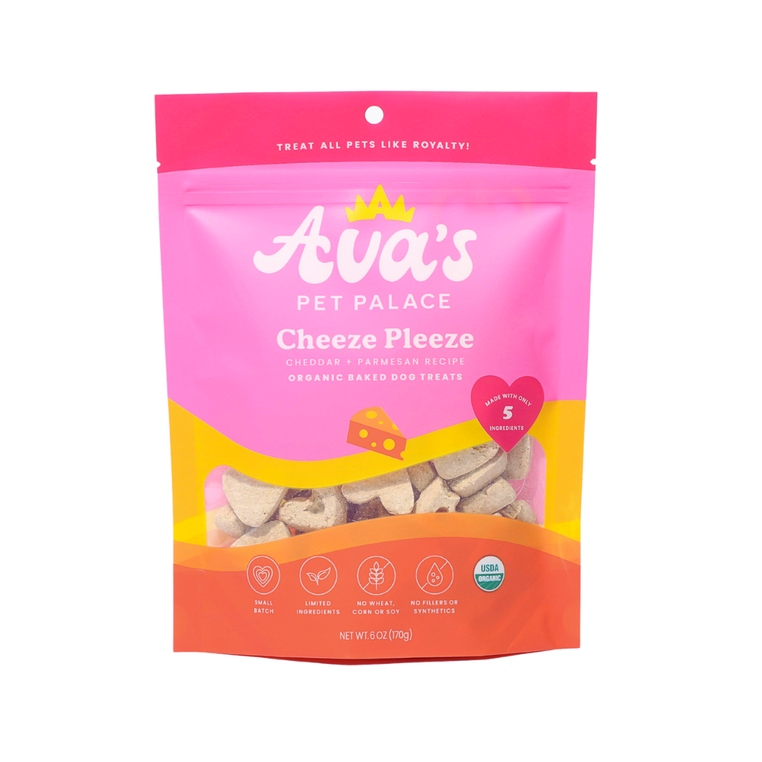 Ava's Pet Palace Cheeze Pleeze organic dog treats