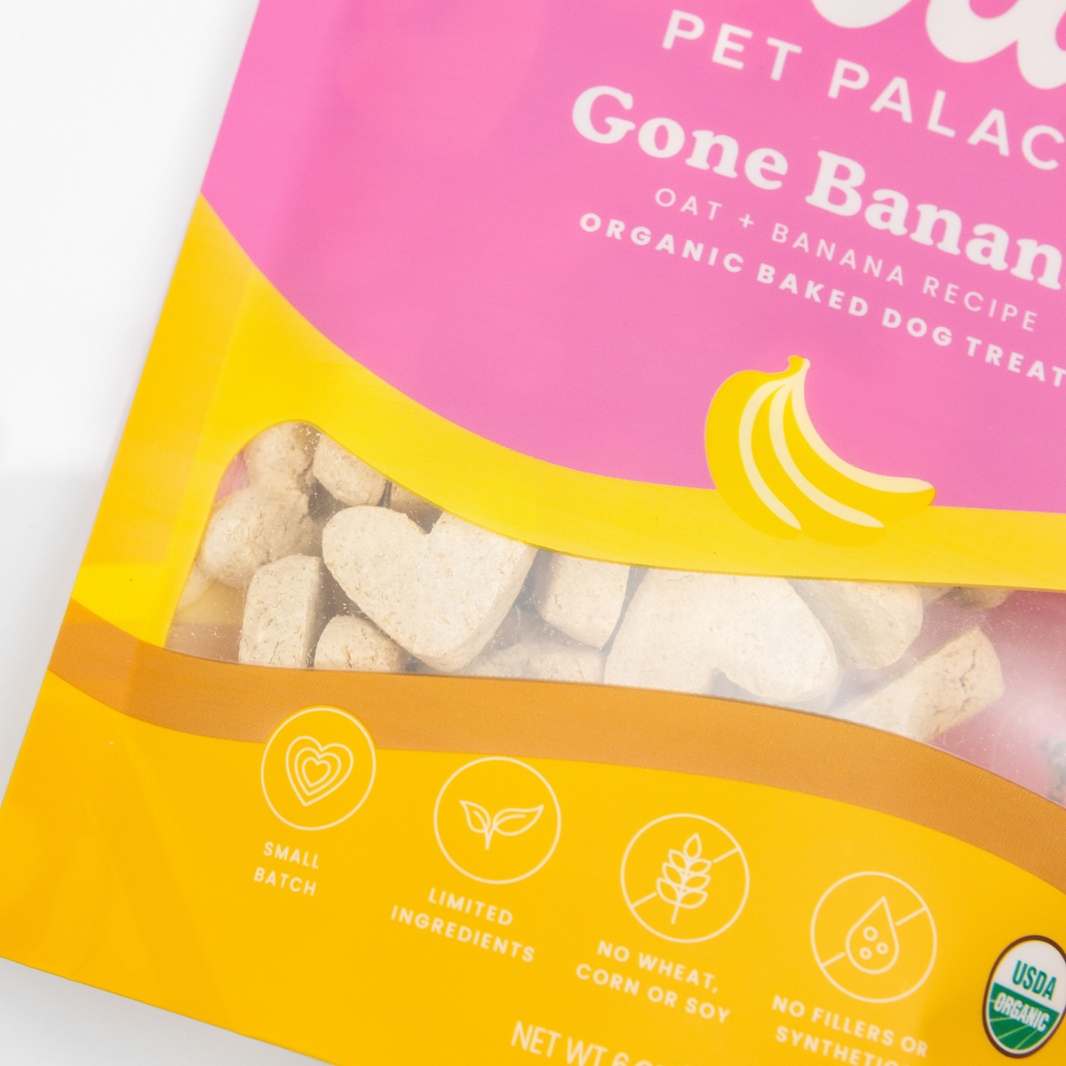 Gone Bananas organic dog biscuits