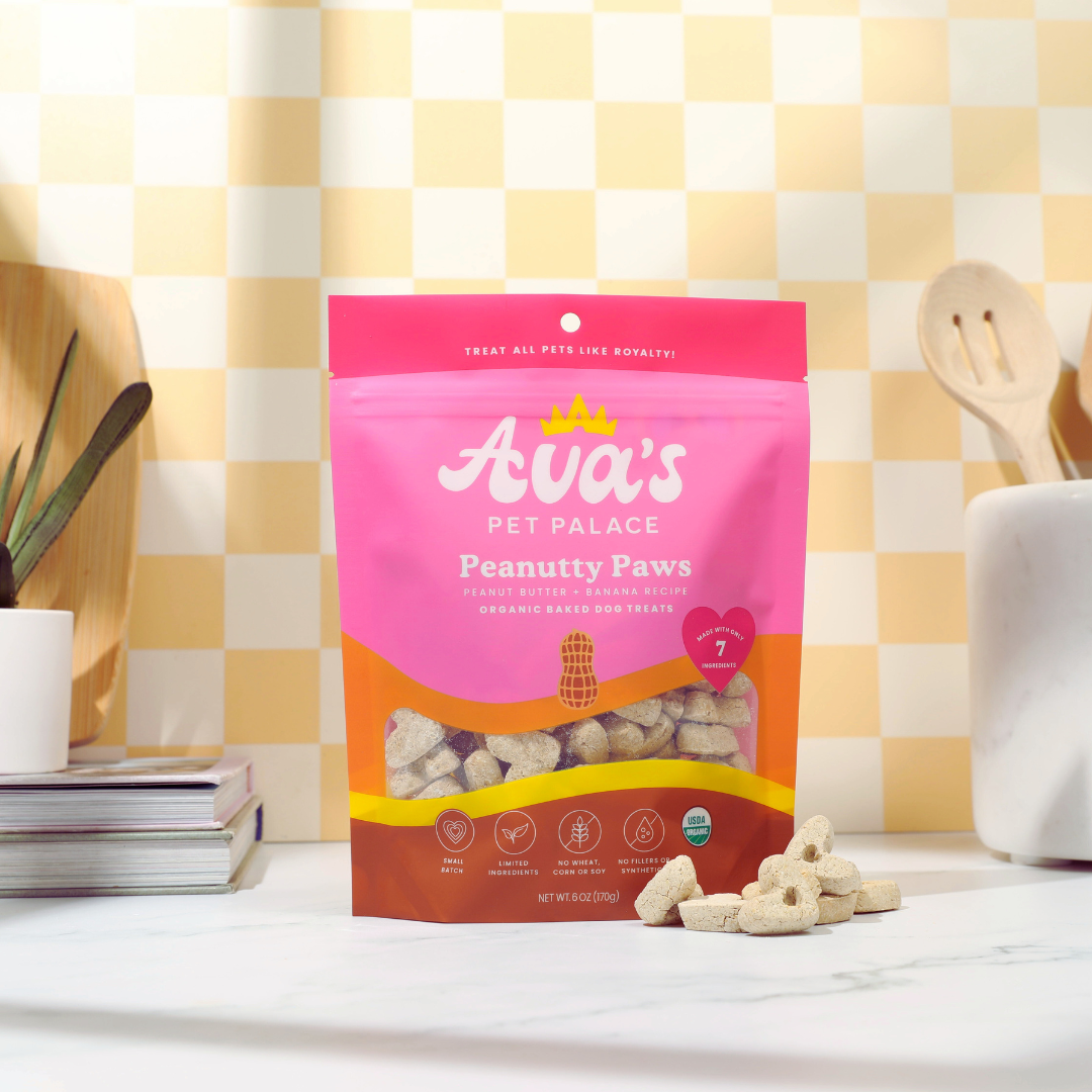 Peanutty Paws organic dog biscuits