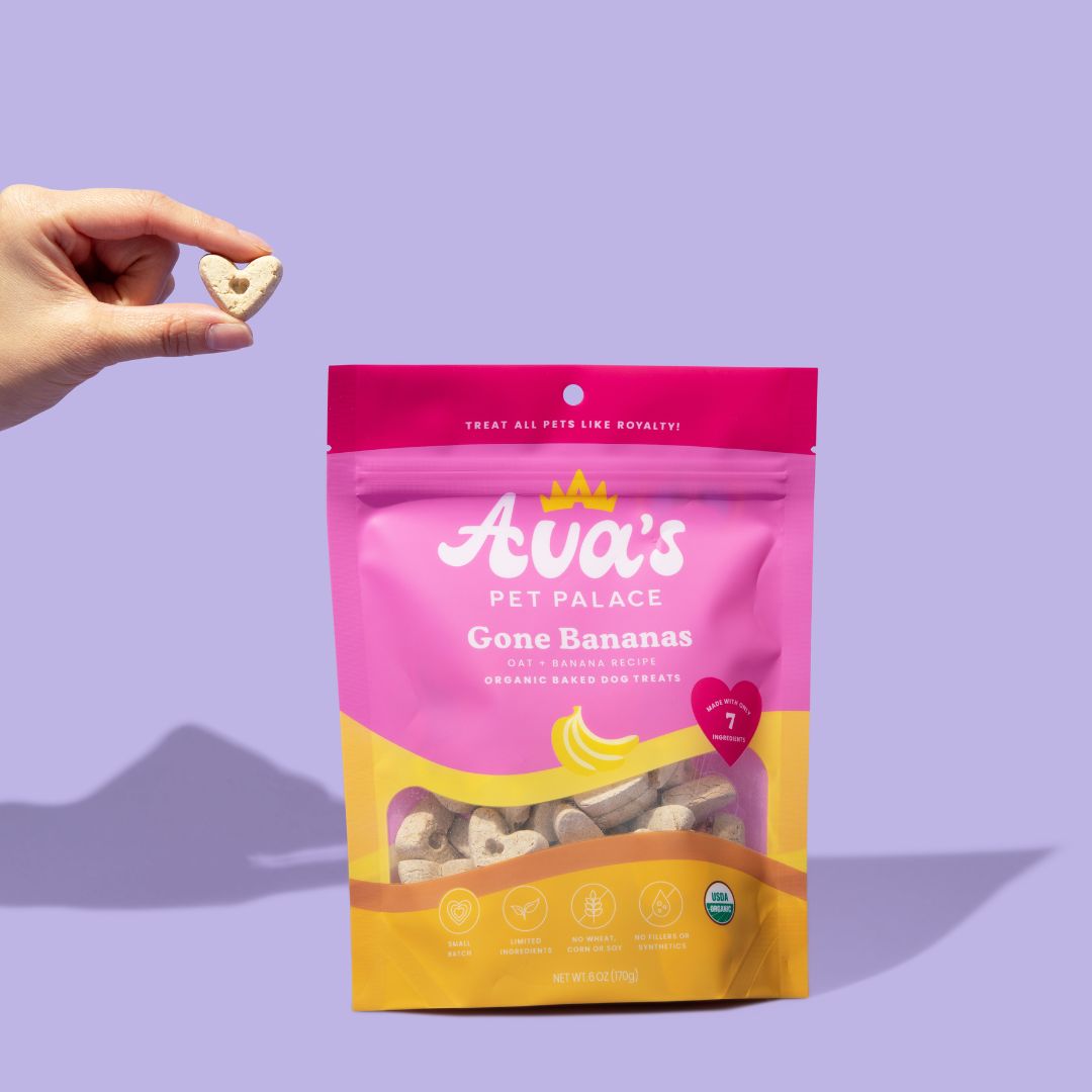 Gone Bananas organic dog treats