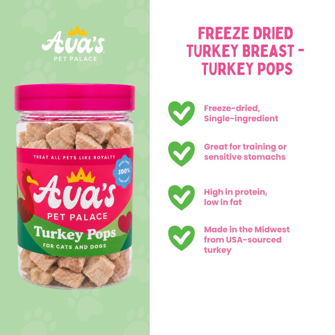 Freeze Dried Turkey Breast - Turkey Pops