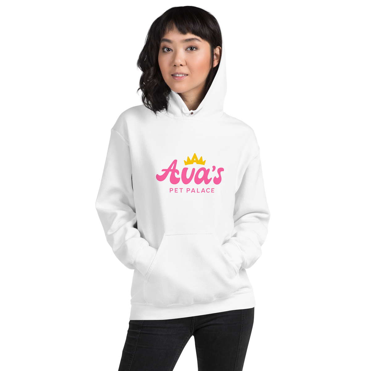 Ava's Pet Palace Unisex Hoodie (Pink Logo)