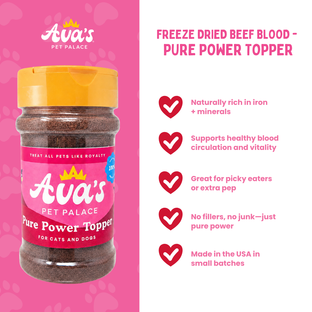 Freeze Dried Beef Blood - Pure Power Topper