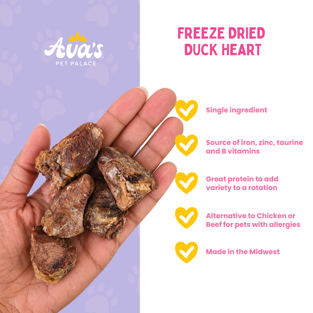 Freeze Dried Duck Heart