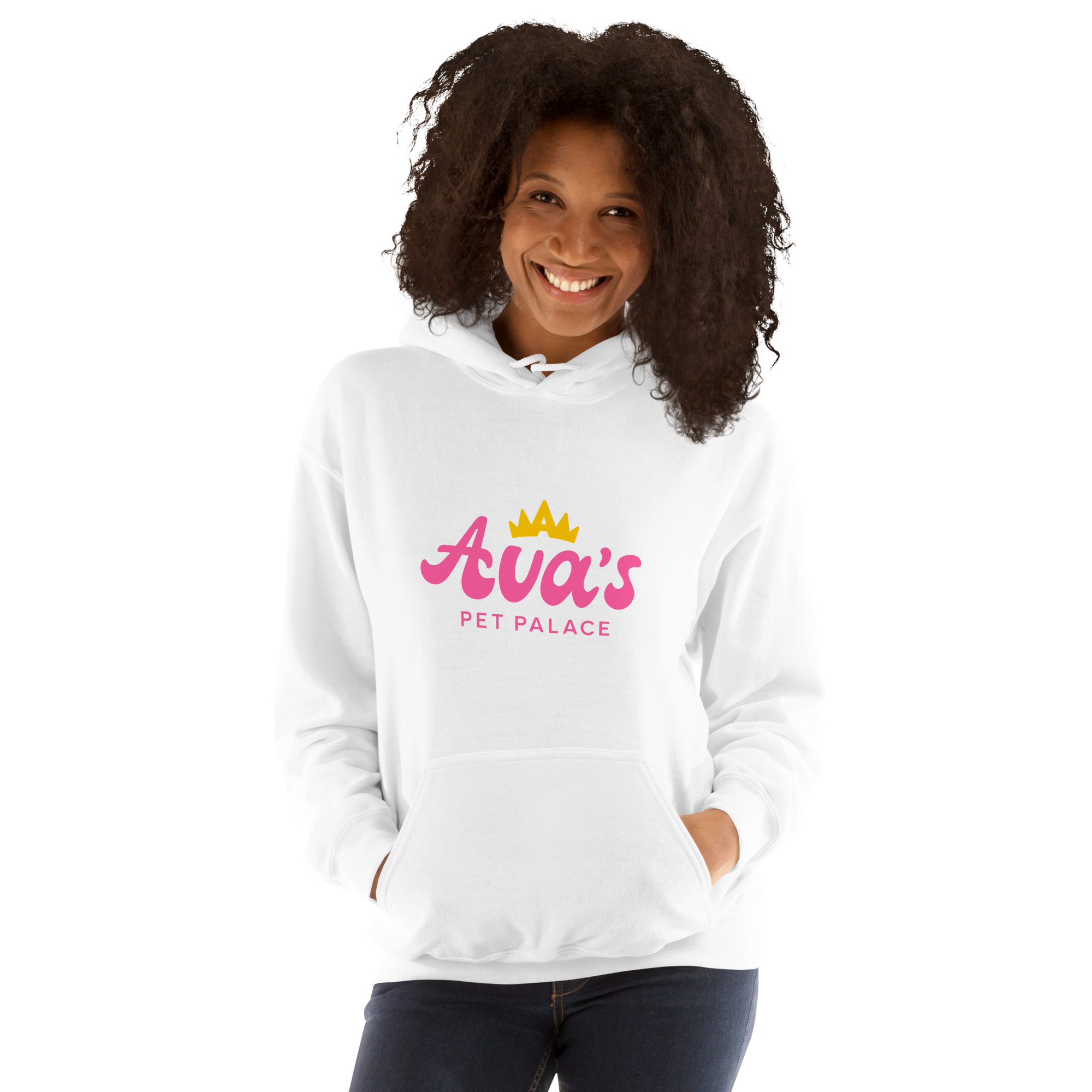 Ava's Pet Palace Unisex Hoodie (Pink Logo)