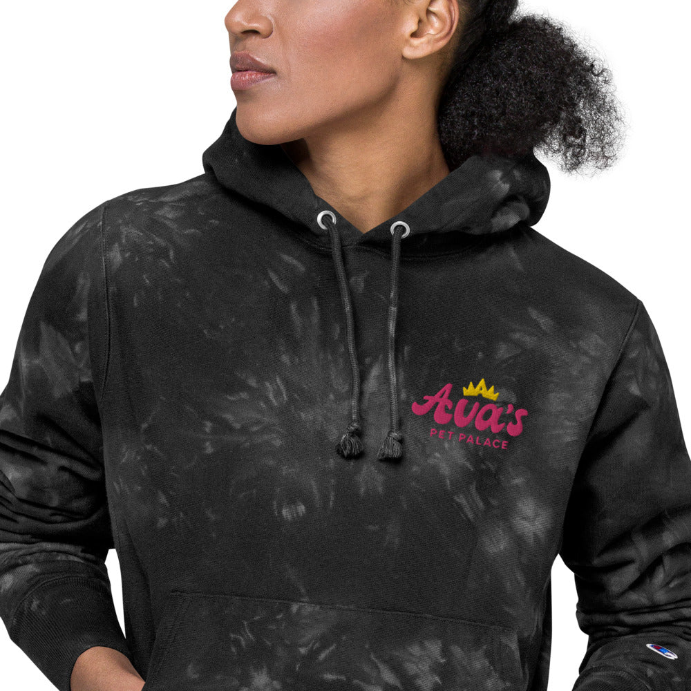Ava's Pet Palace Champion tie-dye Hoodie (Unisex)