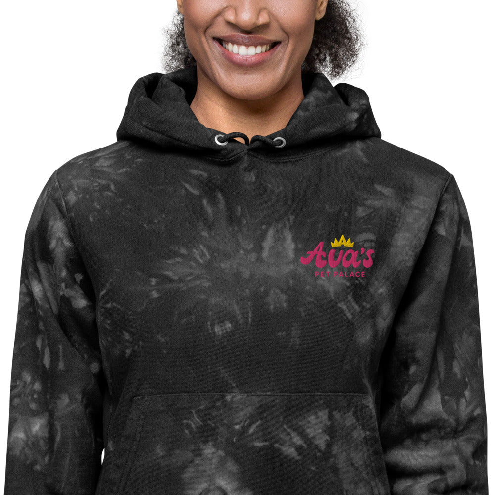 Ava's Pet Palace Champion tie-dye Hoodie (Unisex)