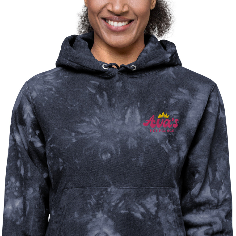 Ava's Pet Palace Champion tie-dye Hoodie (Unisex)